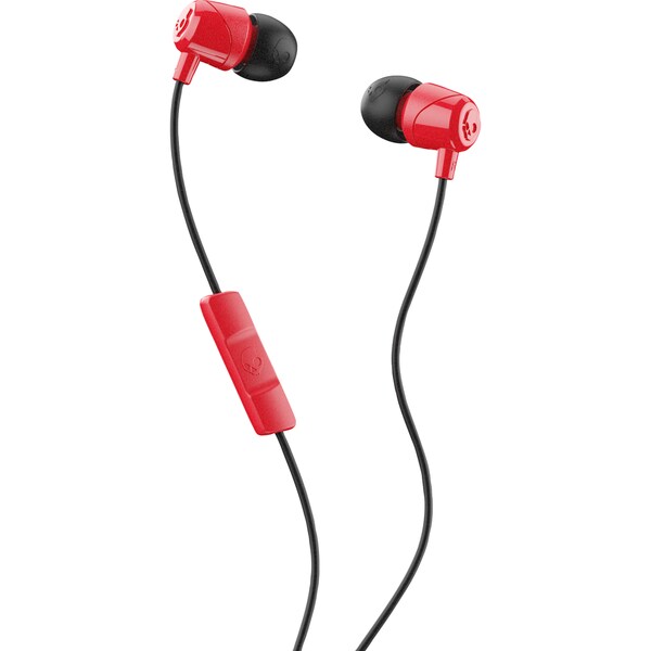 Skullcandy Jib In-Ear Earbuds with Mic (Red-Black)